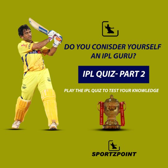 IPL Quiz - Part 2 | Cricket Quiz | IPL 2021 | Sportz Point