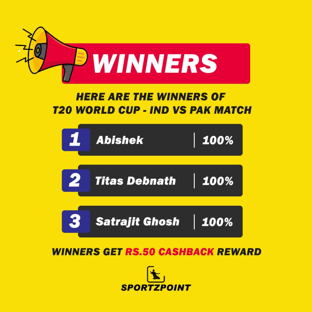 Winners of T20 World Cup Quiz - Ind vs Pak - Cricket Quiz - Sportz Point